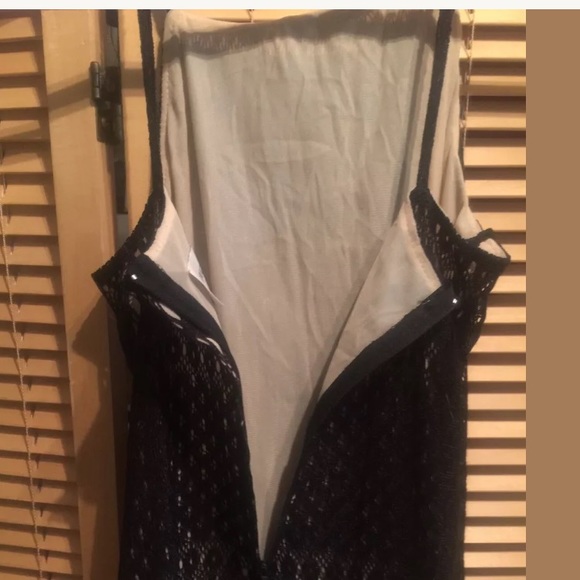 Hugo Buscati Dress Lace Lined Black Size XS - Picture 8 of 8